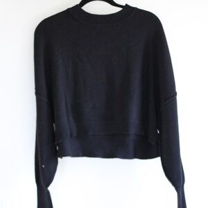 Black Cropped Sweater